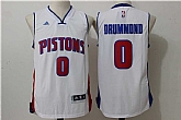 Detroit Pistons #0 Andre Drummond White Stitched NBA Jersey,baseball caps,new era cap wholesale,wholesale hats
